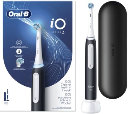Oral-B Spazzolino Elettrico iO 3 Nero 1 Testina